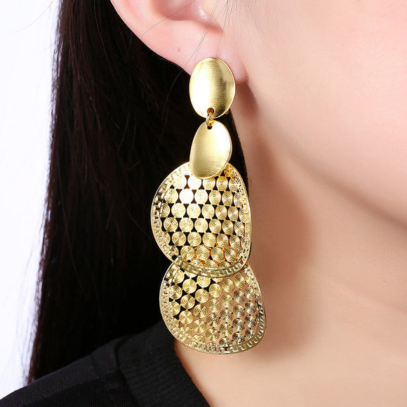 Fashion Ear Clip Gold Earring - caribbean-jewelry-llc