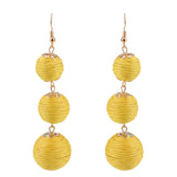 Thread Ball Earrings - caribbean-jewelry-llc