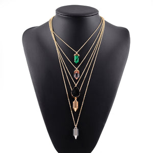 Misty MItzy Layered Necklace - caribbean-jewelry-llc