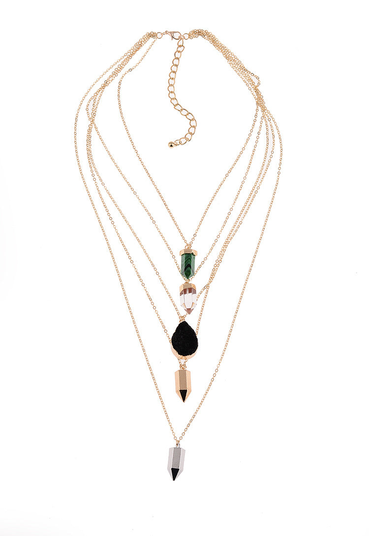 Misty MItzy Layered Necklace - caribbean-jewelry-llc