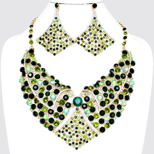 Hot Off The Press Necklace Set - caribbean-jewelry-llc