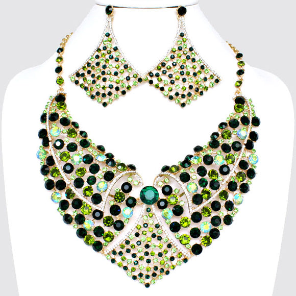 Hot Off The Press Necklace Set - caribbean-jewelry-llc
