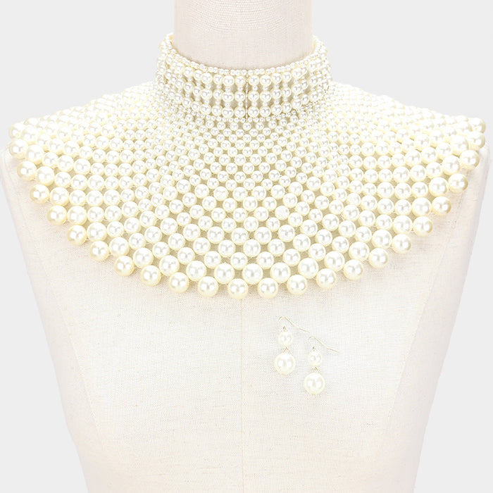 Saundra Necklace Bib - caribbean-jewelry-llc