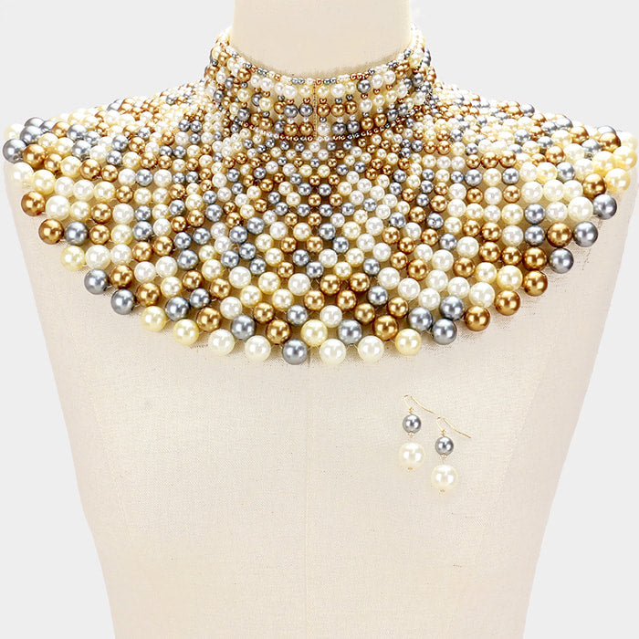 Saundra Necklace Bib - caribbean-jewelry-llc